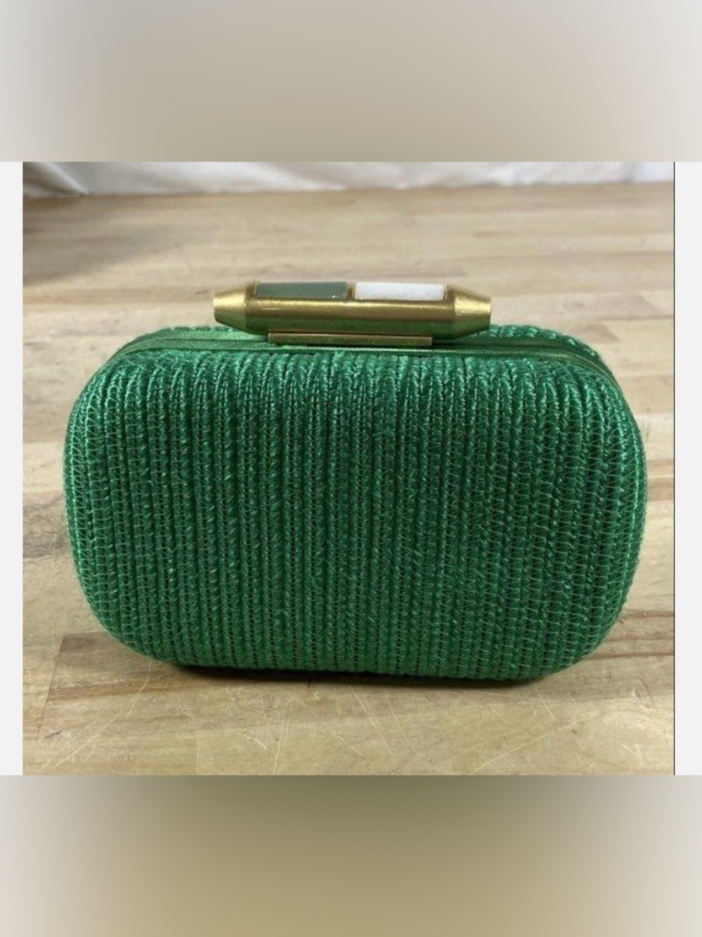 Shanghai Tang Emerald Green Clutch